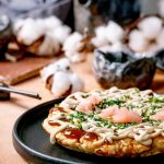 Japanese fast food okonomiyaki